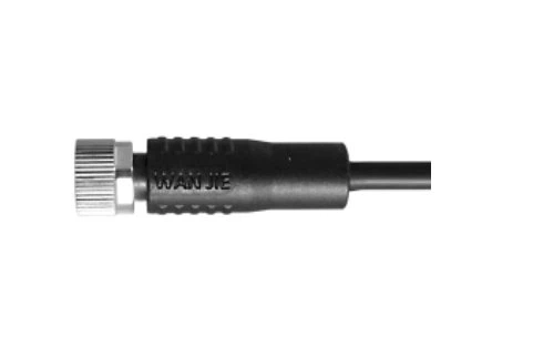 M8 Female Straight Unshield A-Kodēšana 8PIN PUR 2.0M M8X1.0