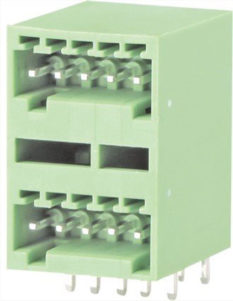 Divrindu taisnleņķa vīrišķais pieslēdzams savienotājs 2,5 mm