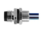 M8 vīrišķais lodēšanas veids aizmugurē nostiprināts B-Kods 5PIN M8*0,5 vads 0,5 M