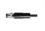 M8 Male Straight Unshield A-Kodēšana 3PIN PUR 1.0M M8X1.0
