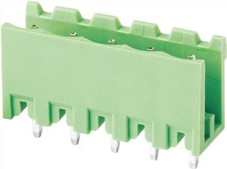 Termināļa bloka galvene vertikālā atvērtā galā