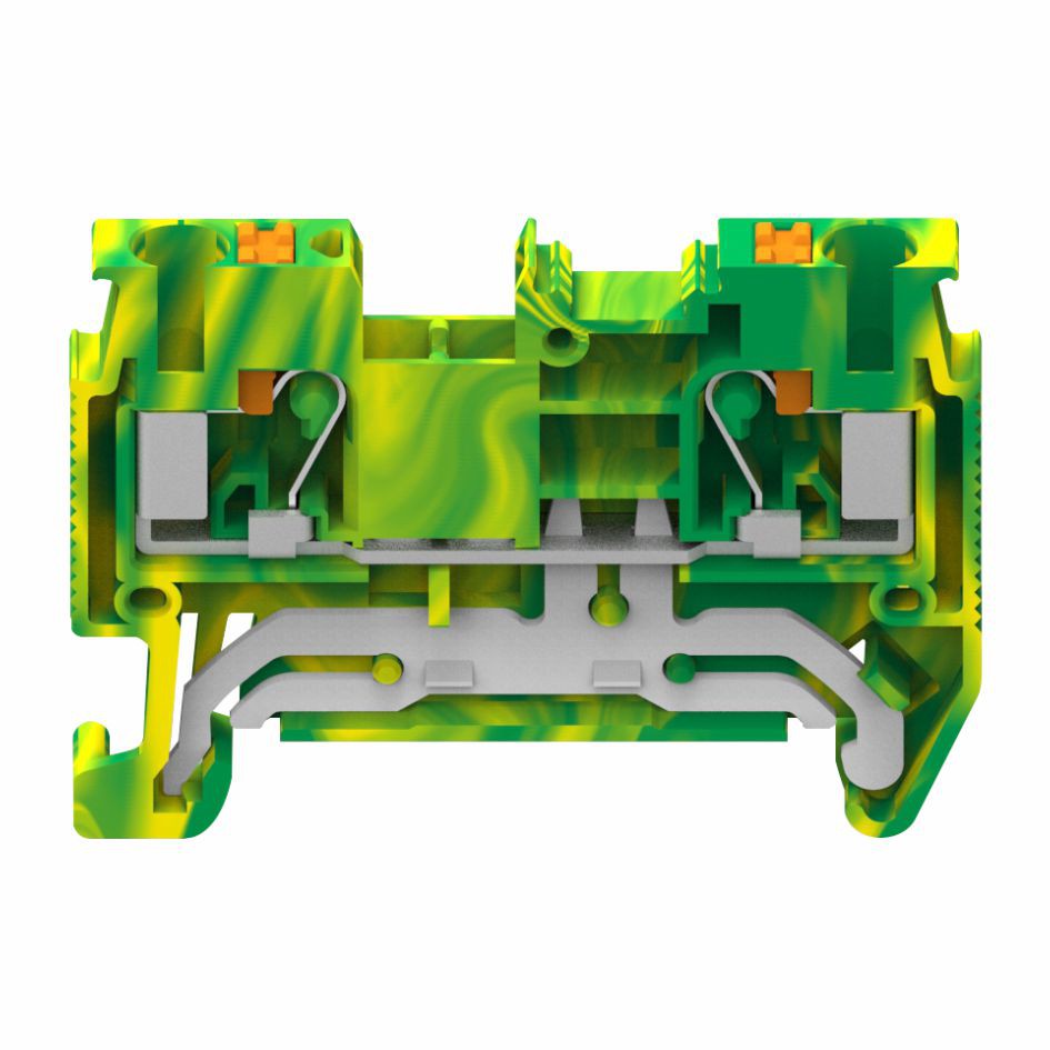 Zemējuma PUSH IN termināla savienotājs 2,5 Mm2