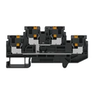 Barošana caur Din sliedes termināļa bloka savienotāju 4,0 Mm2