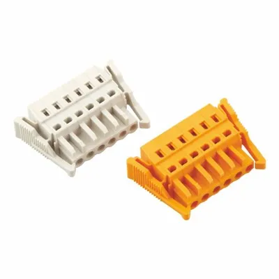 Atsperu pievienojams spaiļu bloks 5,0/5,08 mm ar sānu āķi